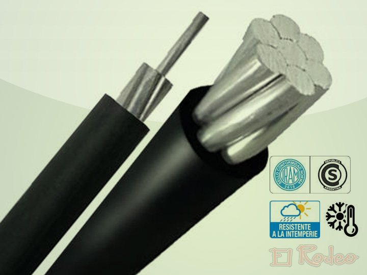 Cable Desnudo de Aleación de Aluminio Protegido PVC – UV -SIN STOCK-