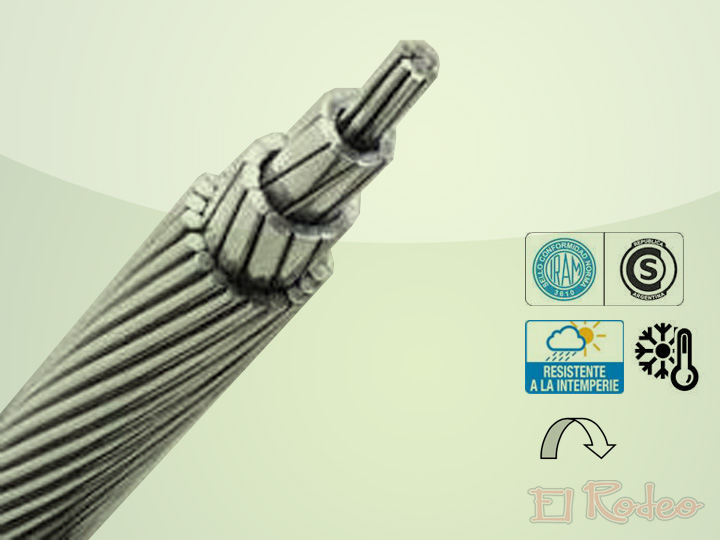 Cable Desnudode Aluminio con Alma de Acero -SIN STOCK-